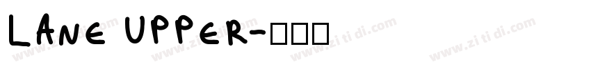 Lane Upper字体转换